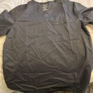 Cherokee unisex scrub top. Pewter color. Never worn.